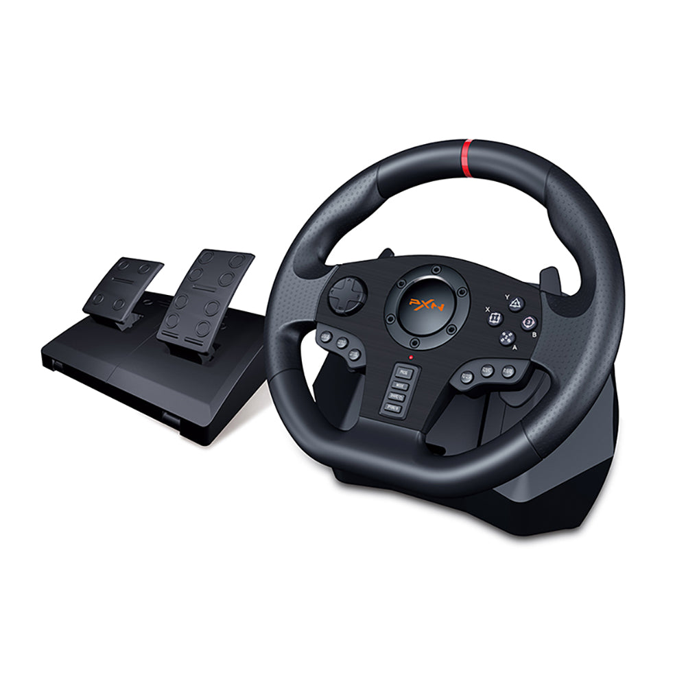  PXN Force Feedback Steering Wheel Gaming, V10 Racing Wheel  270/900 Degree with Adjustable Linear Pedals and 6+1 Shifter Gaming Racing  Steering Wheel for PC, Xbox One, Xbox Series S/X, PS4 