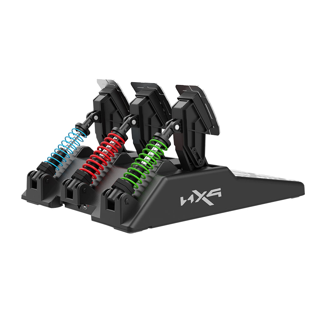 pxn v10 volante juego de doble motor vibración rueda fuerza rueda de  retroalimentación para xbox uno/s pc ps4